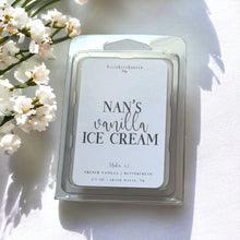 Load image into Gallery viewer, Nan's Vanilla Ice Cream Wax Melts
