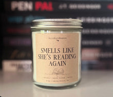 Load image into Gallery viewer, Smells Like She's Reading Again Candle