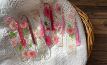 Load image into Gallery viewer, Floral Resin Bookmarks ~ Various Colors