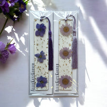 Load image into Gallery viewer, Floral Resin Bookmarks ~ Various Colors
