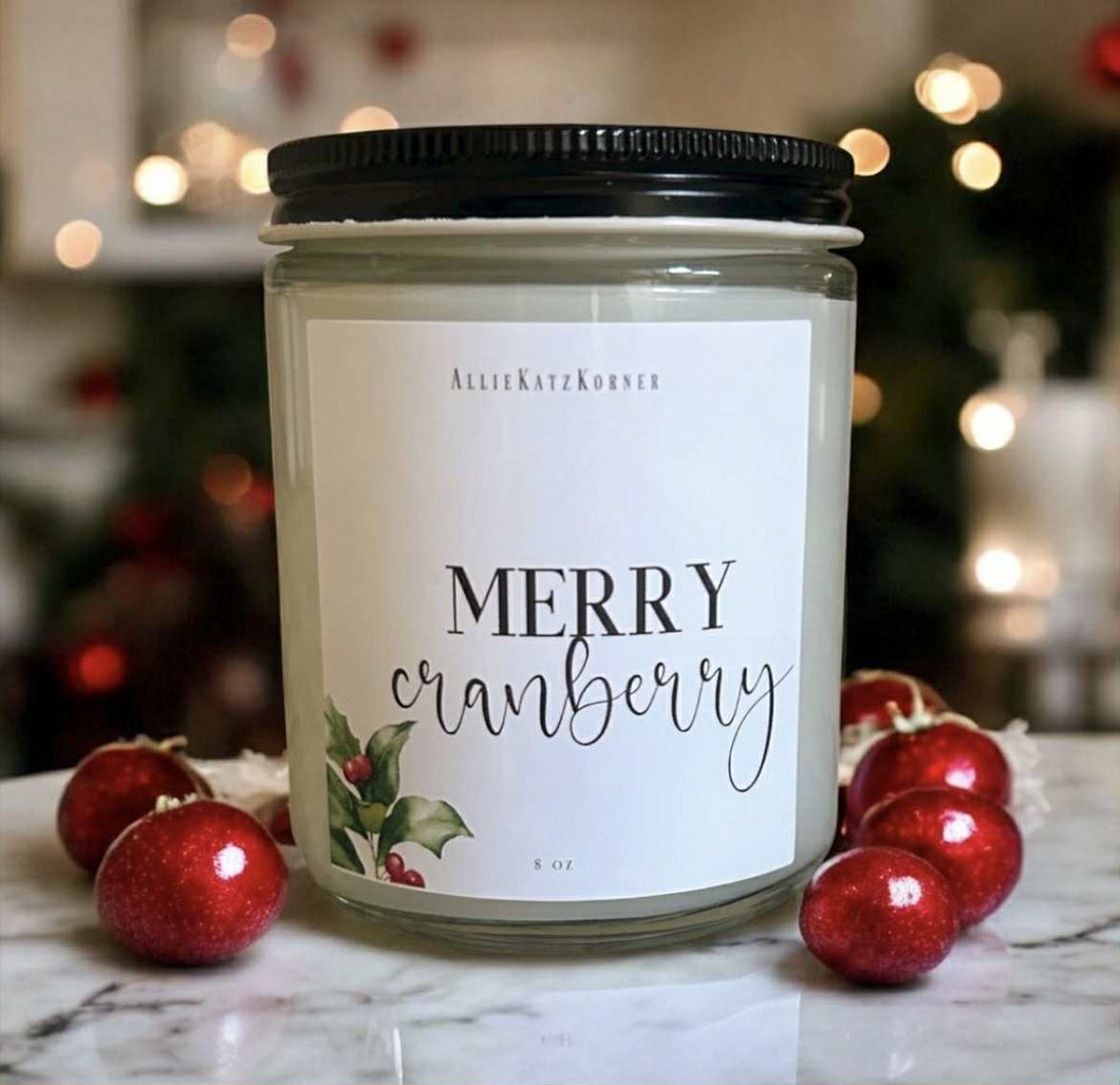 Merry Cranberry Candle