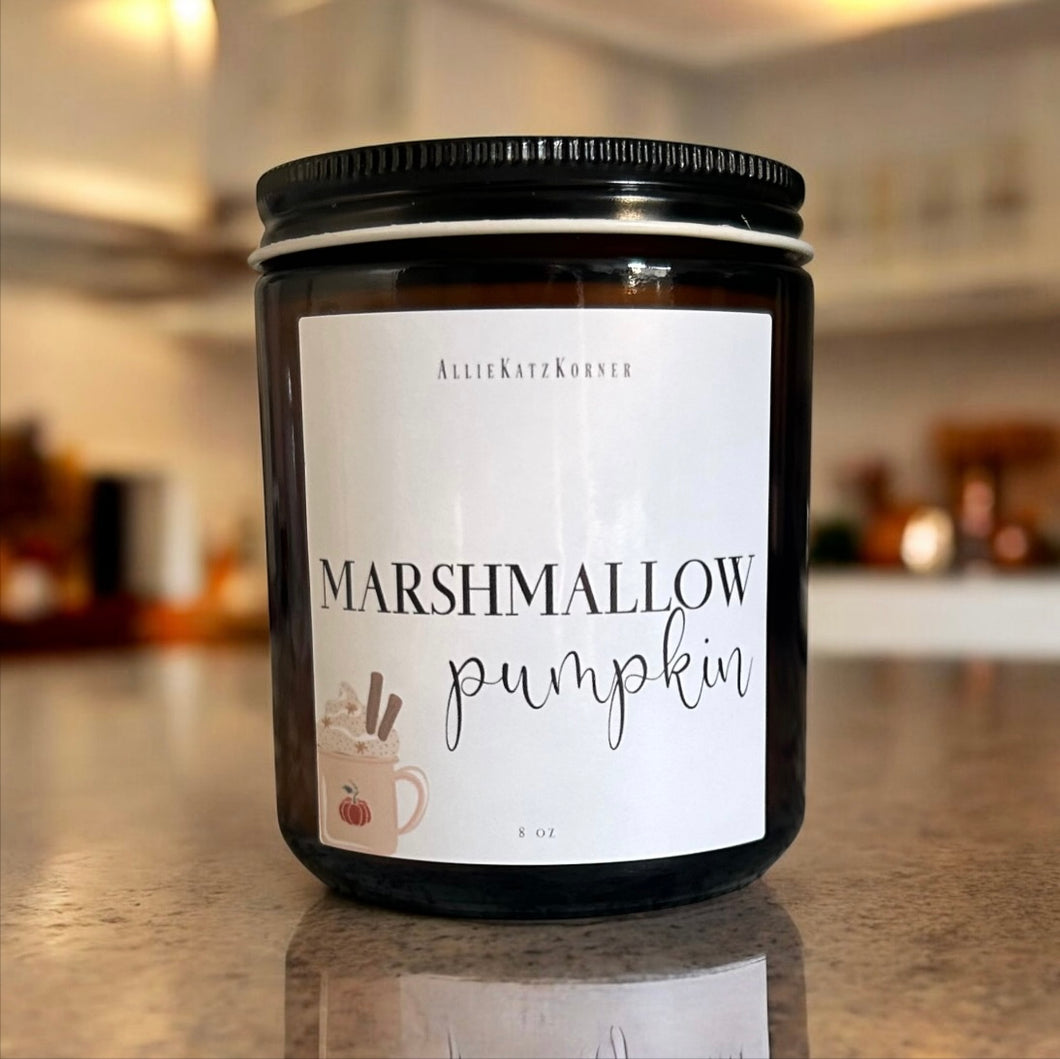 Marshmallow Pumpkin Candle