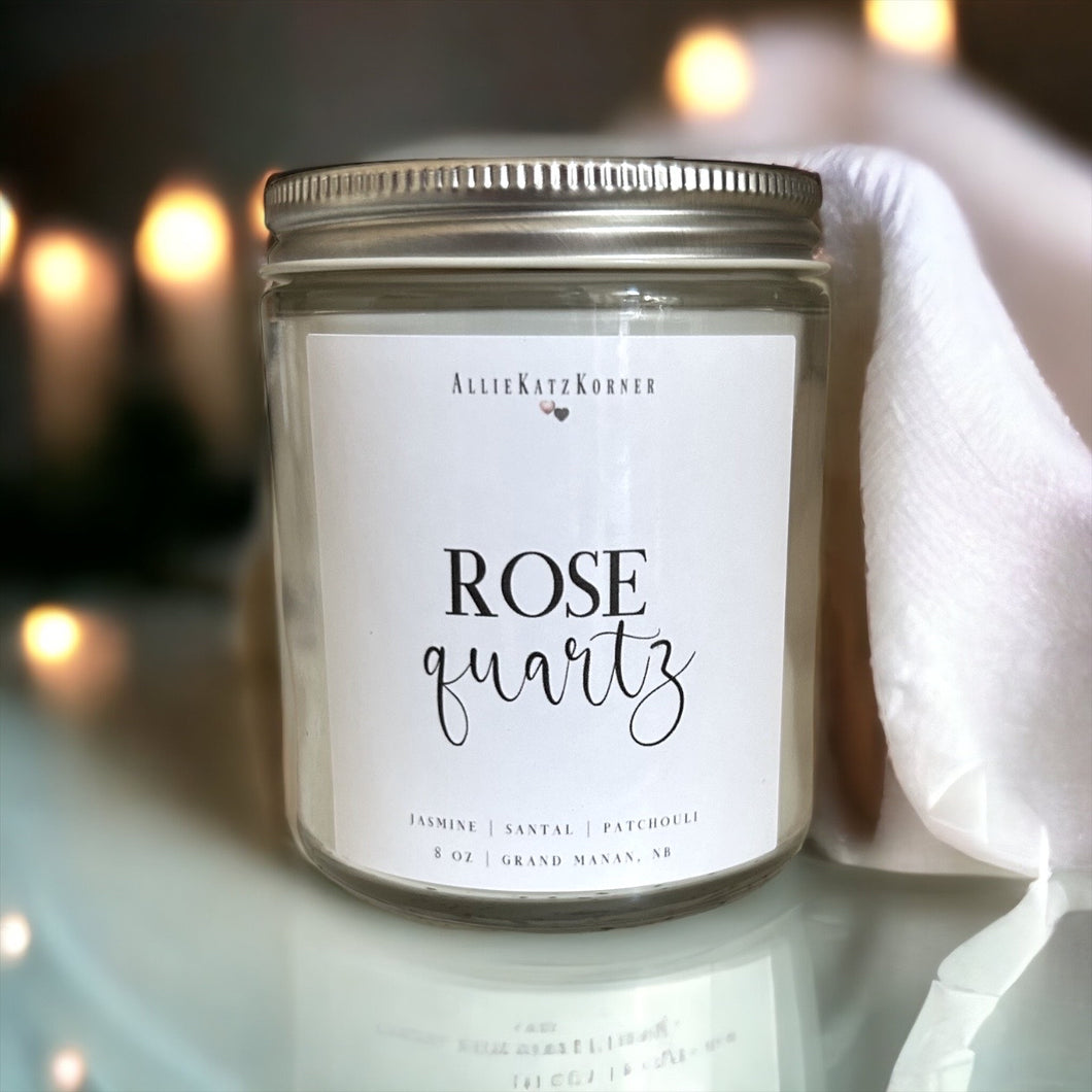 Rose Quartz Candle