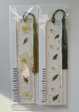 Load image into Gallery viewer, Floral Resin Bookmarks ~ Various Colors
