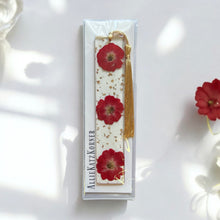 Load image into Gallery viewer, Floral Resin Bookmarks ~ Various Colors
