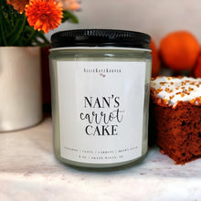 Load image into Gallery viewer, Nan&#39;s Carrot Cake Candle
