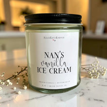 Load image into Gallery viewer, Nan's Vanilla Ice Cream Candle
