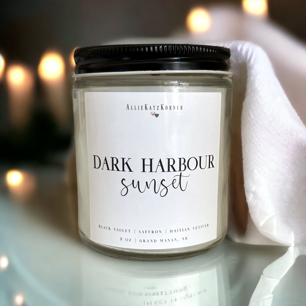 Dark Harbour Sunset Candle