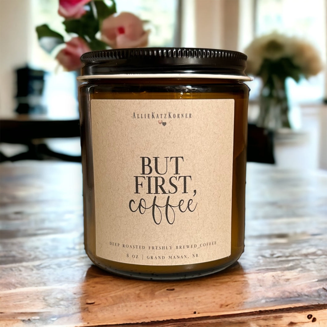 But First, Coffee Candle