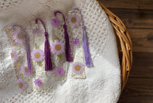 Load image into Gallery viewer, Floral Resin Bookmarks ~ Various Colors
